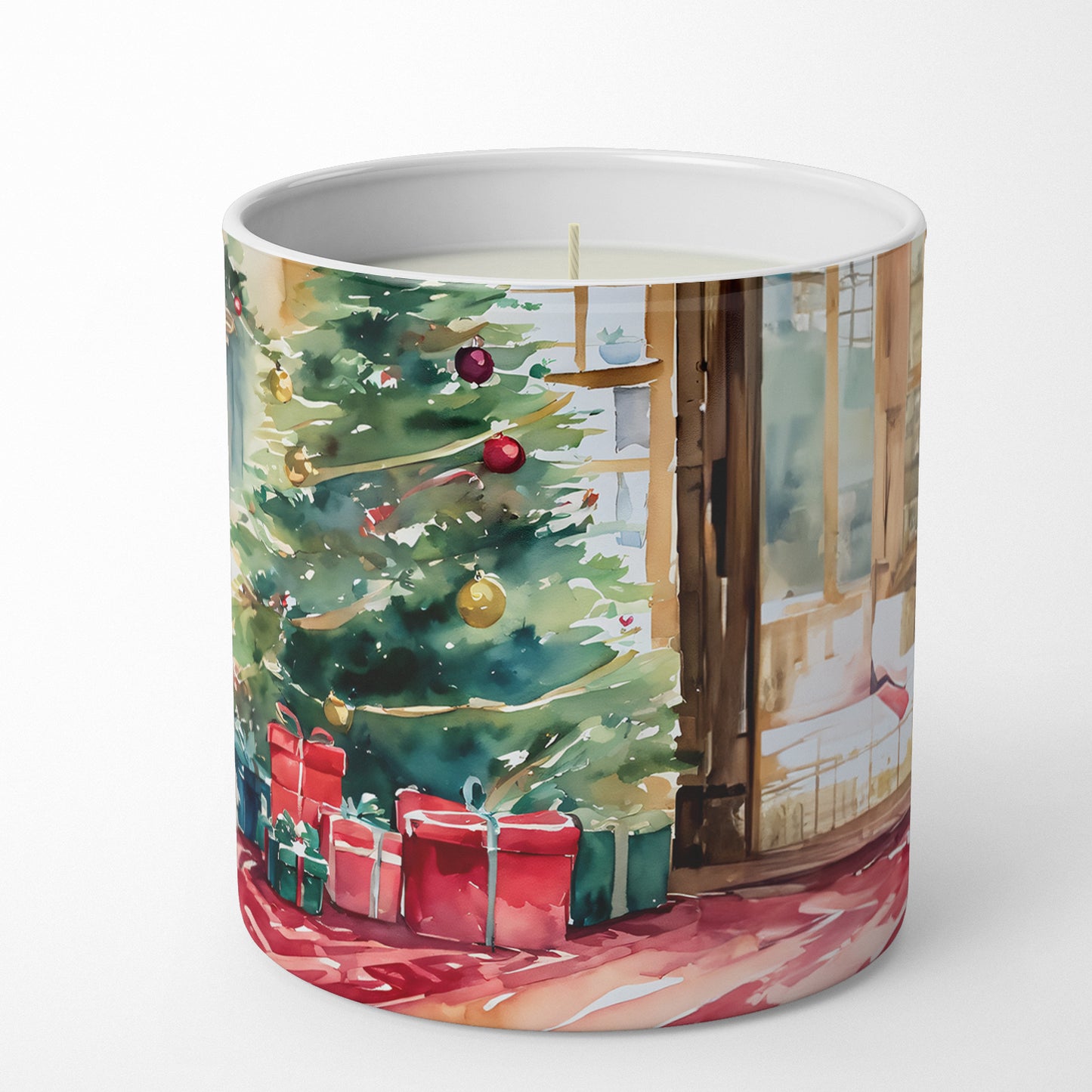 Pomeranian Cozy Christmas Decorative Soy Candle
