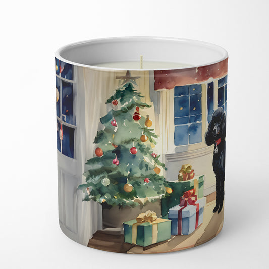 Buy this Poodle Cozy Christmas Decorative Soy Candle