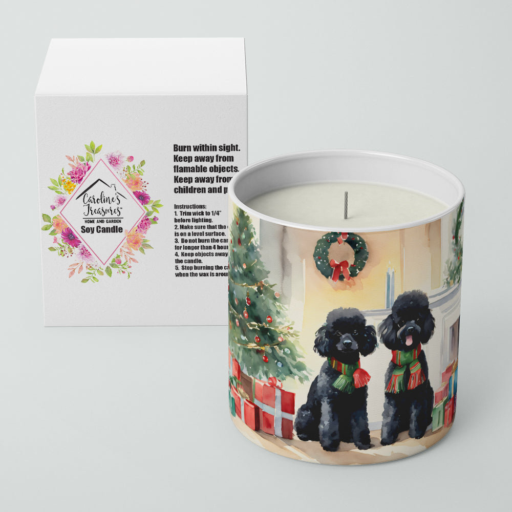 Poodle Cozy Christmas Decorative Soy Candle