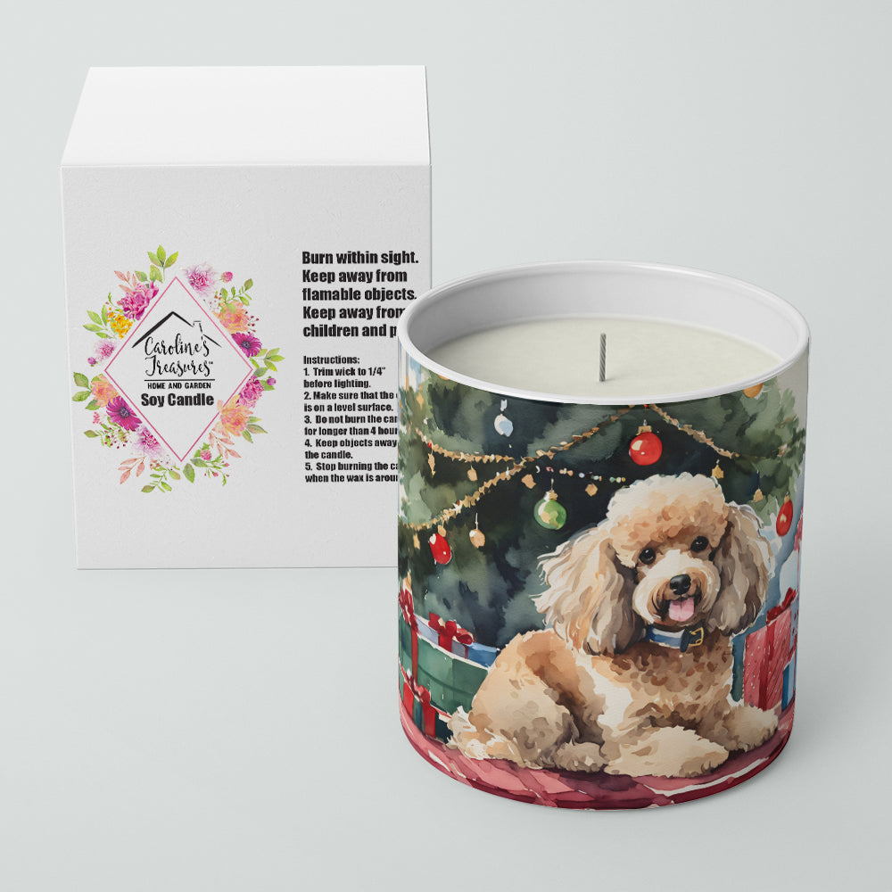 Poodle Cozy Christmas Decorative Soy Candle