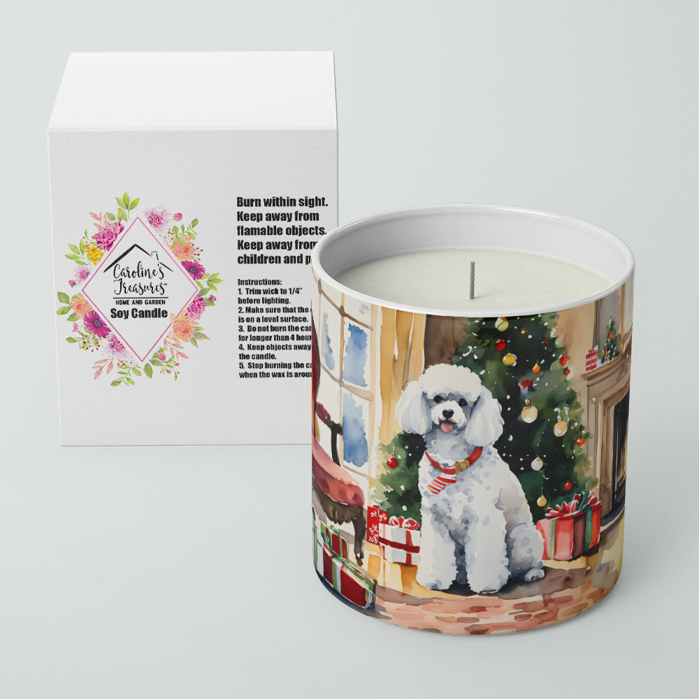 Poodle Cozy Christmas Decorative Soy Candle