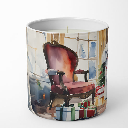 Buy this Poodle Cozy Christmas Decorative Soy Candle