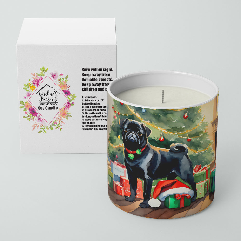 Pug Cozy Christmas Decorative Soy Candle
