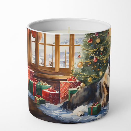 Buy this Saint Bernard Cozy Christmas Decorative Soy Candle