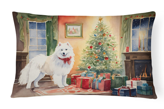 Buy this Samoyed Cozy Christmas Throw Pillow