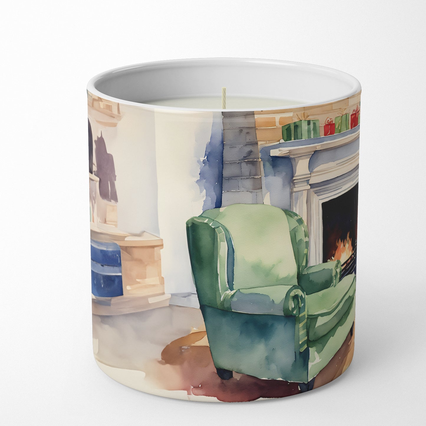 Buy this Schipperke Cozy Christmas Decorative Soy Candle