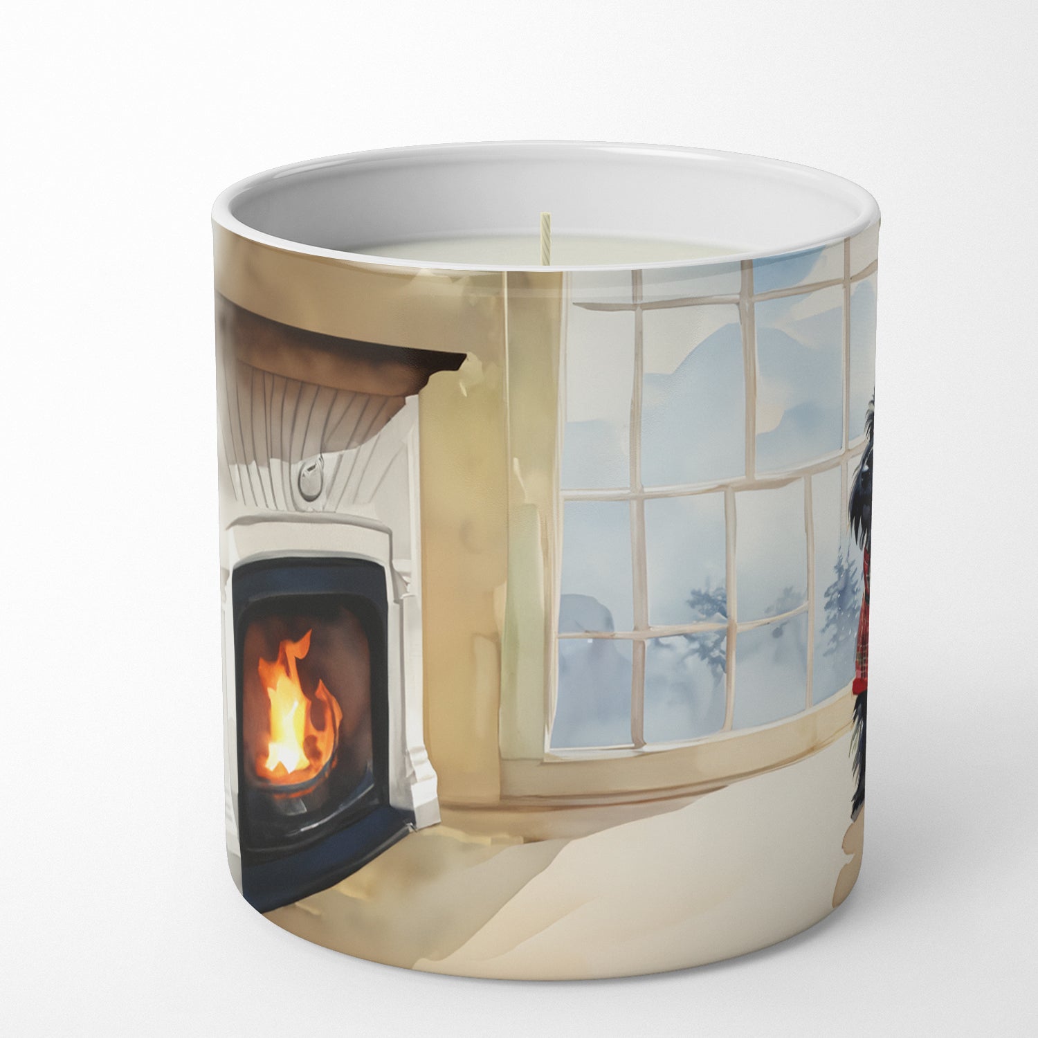 Buy this Scottish Terrier Cozy Christmas Decorative Soy Candle