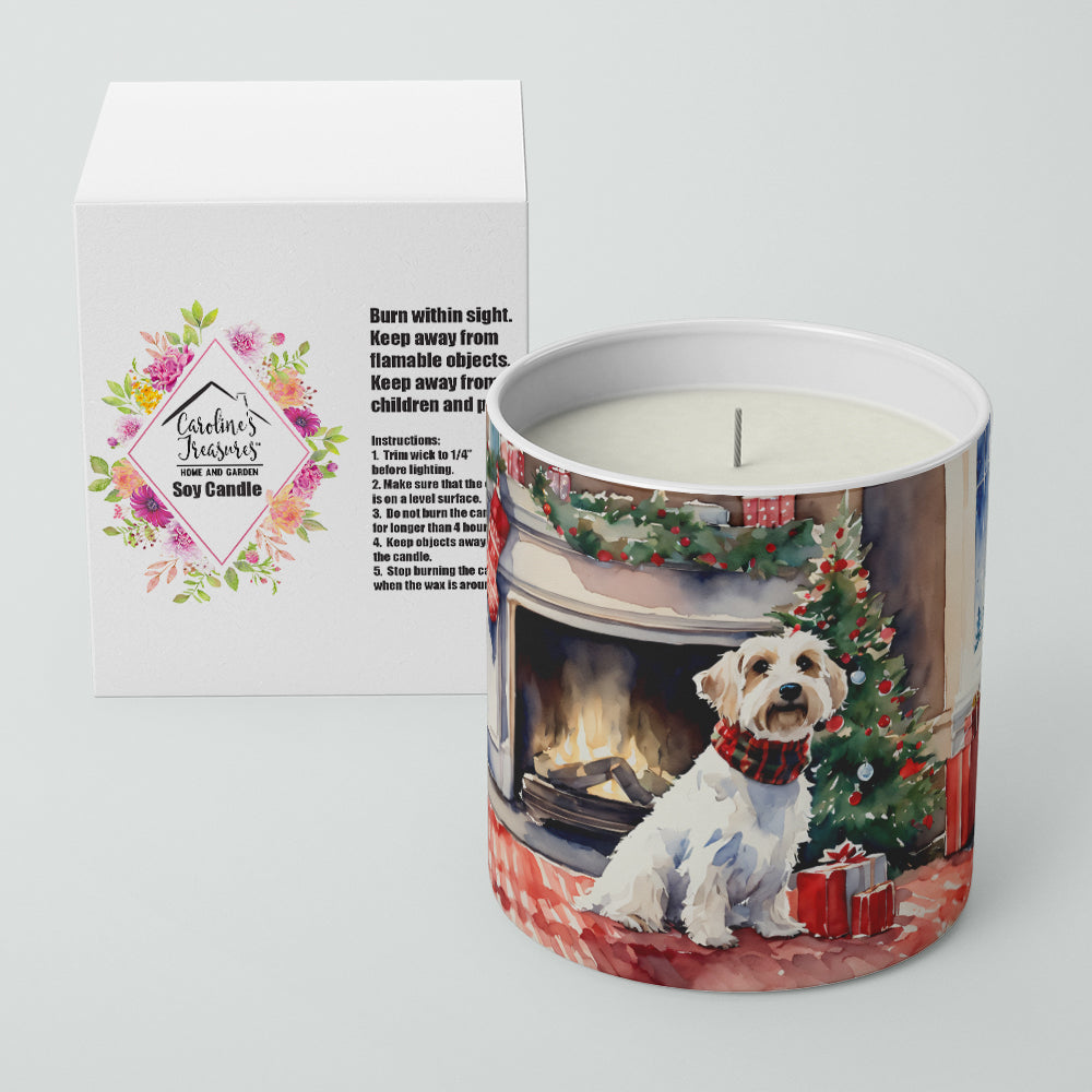 Sealyham Terrier Cozy Christmas Decorative Soy Candle