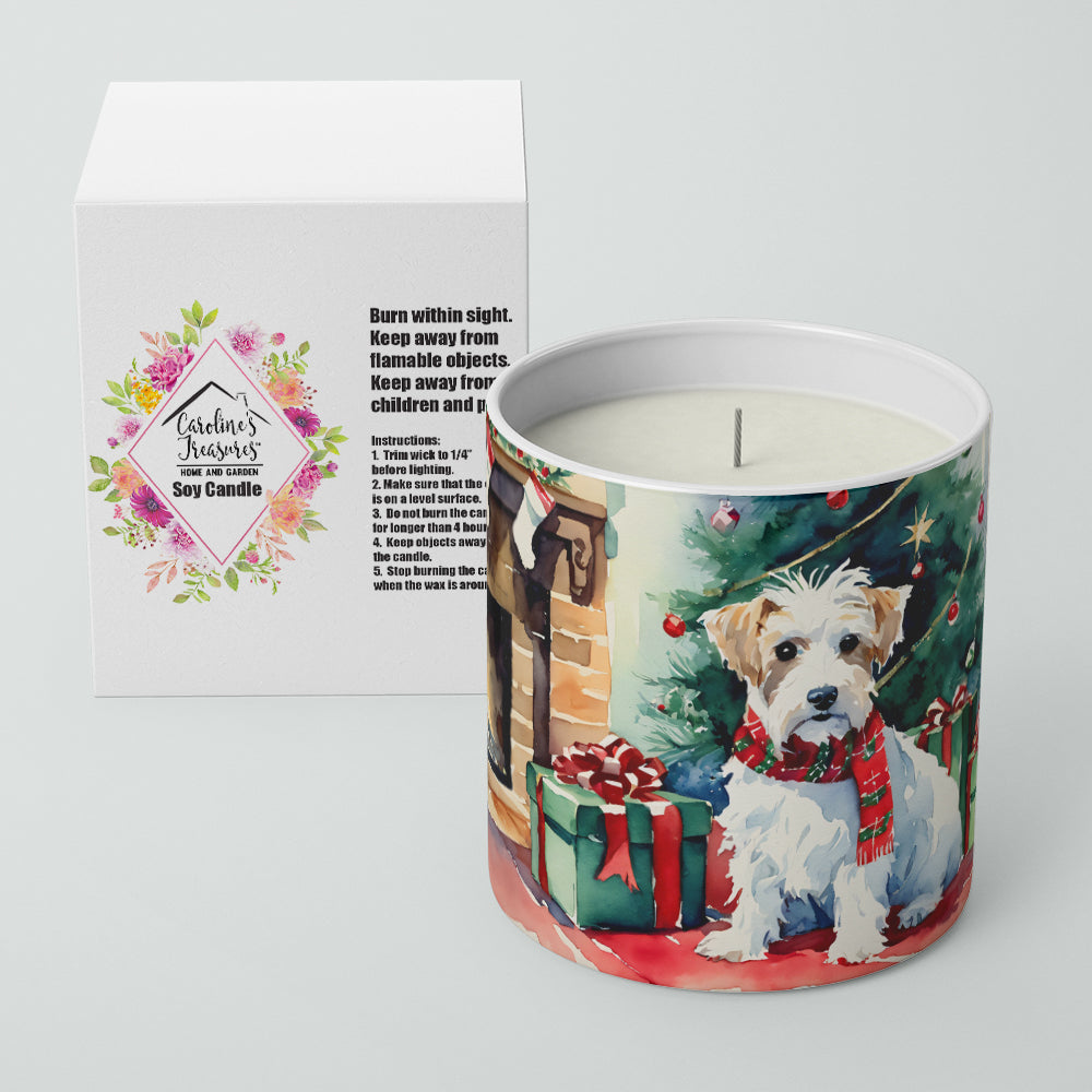 Sealyham Terrier Cozy Christmas Decorative Soy Candle
