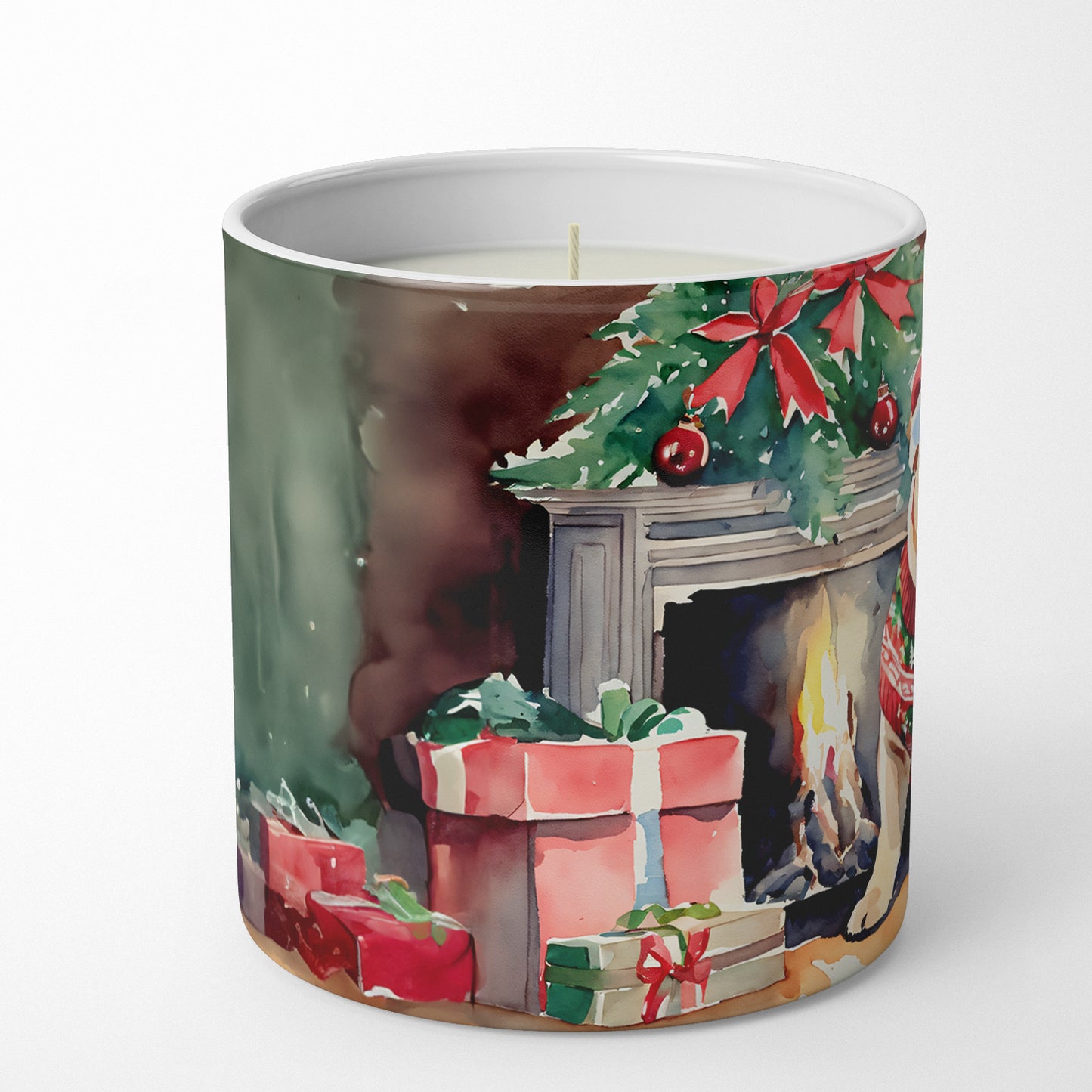 Buy this Shar Pei Cozy Christmas Decorative Soy Candle