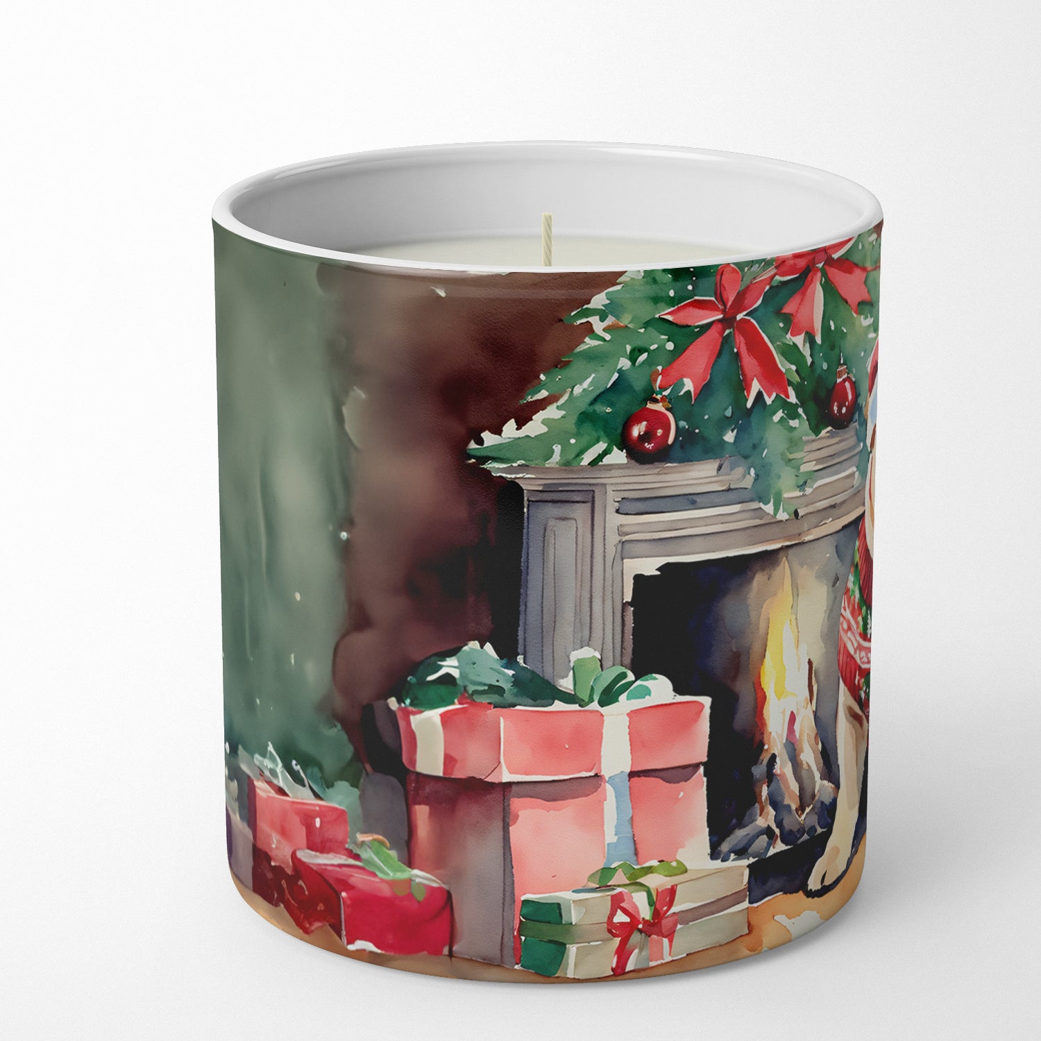 Buy this Shar Pei Cozy Christmas Decorative Soy Candle