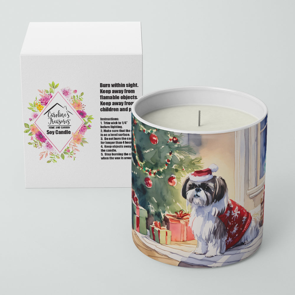 Shih Tzu Cozy Christmas Decorative Soy Candle