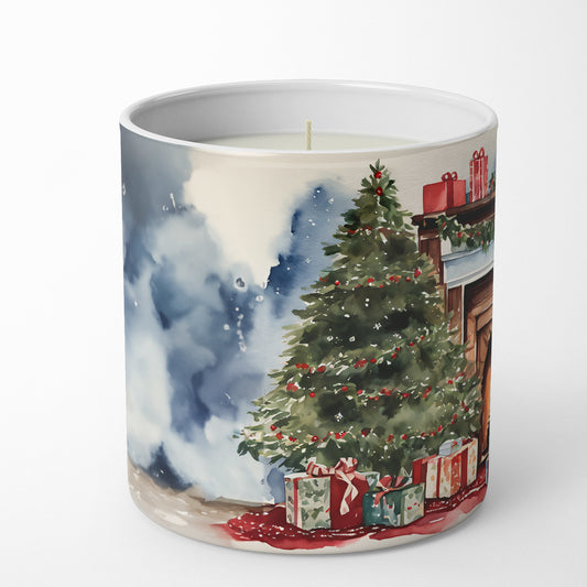 Buy this Siberian Husky Cozy Christmas Decorative Soy Candle