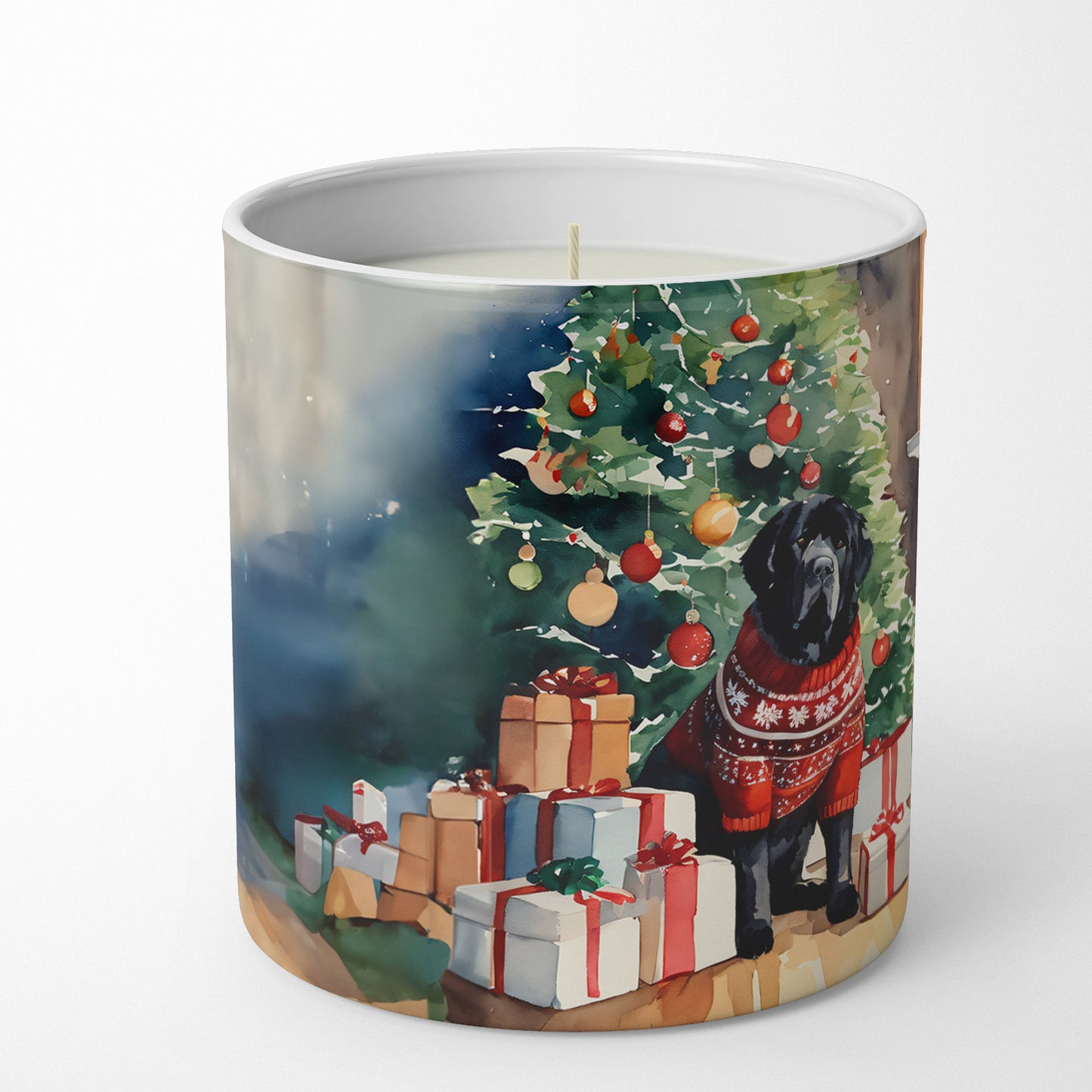 Buy this Tibetan Mastiff Cozy Christmas Decorative Soy Candle