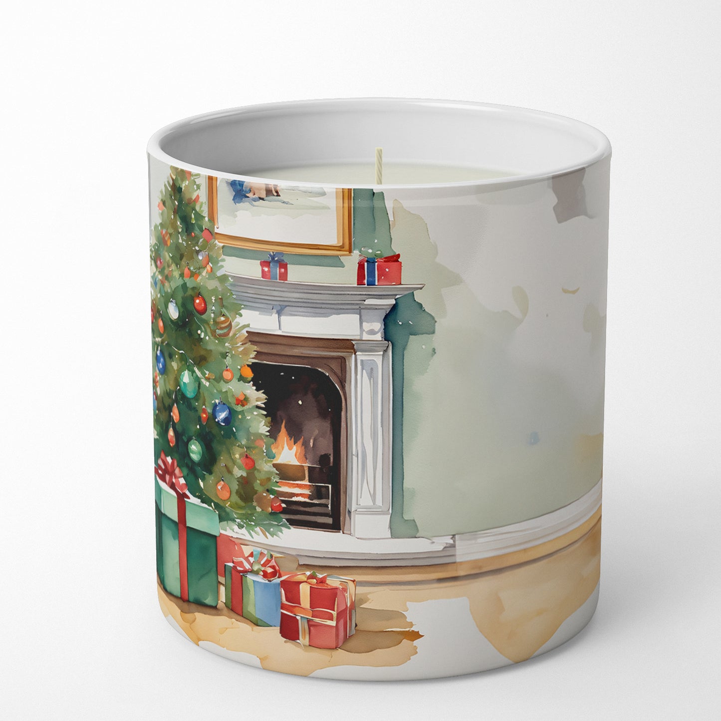 Tibetan Mastiff Cozy Christmas Decorative Soy Candle