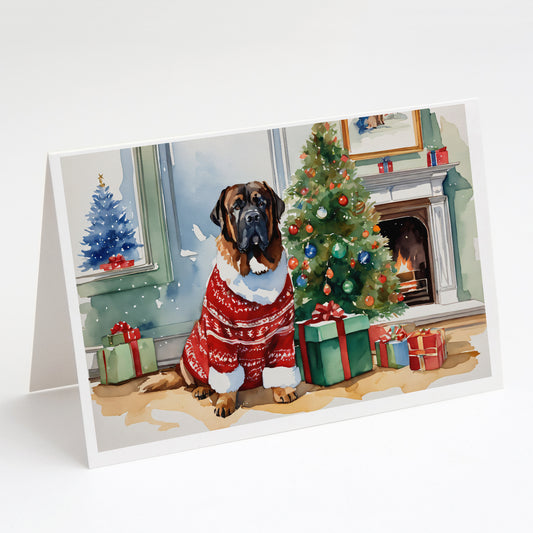 Buy this Tibetan Mastiff Cozy Christmas Greeting Cards Pack of 8