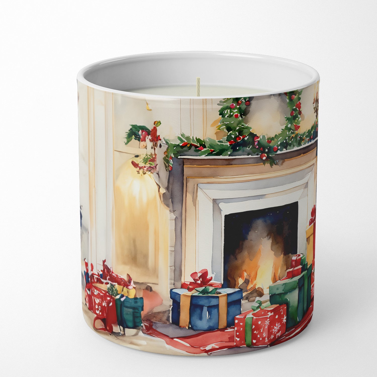 Buy this Welsh Springer Spaniel Cozy Christmas Decorative Soy Candle