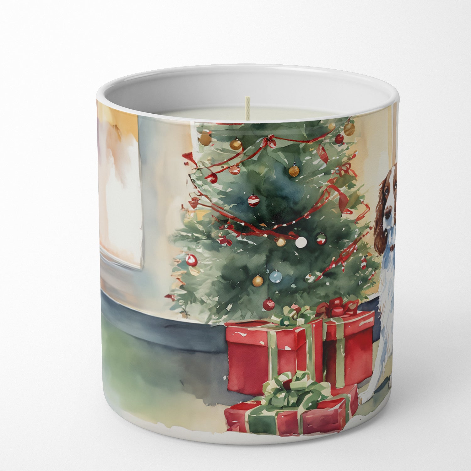 Buy this Welsh Springer Spaniel Cozy Christmas Decorative Soy Candle