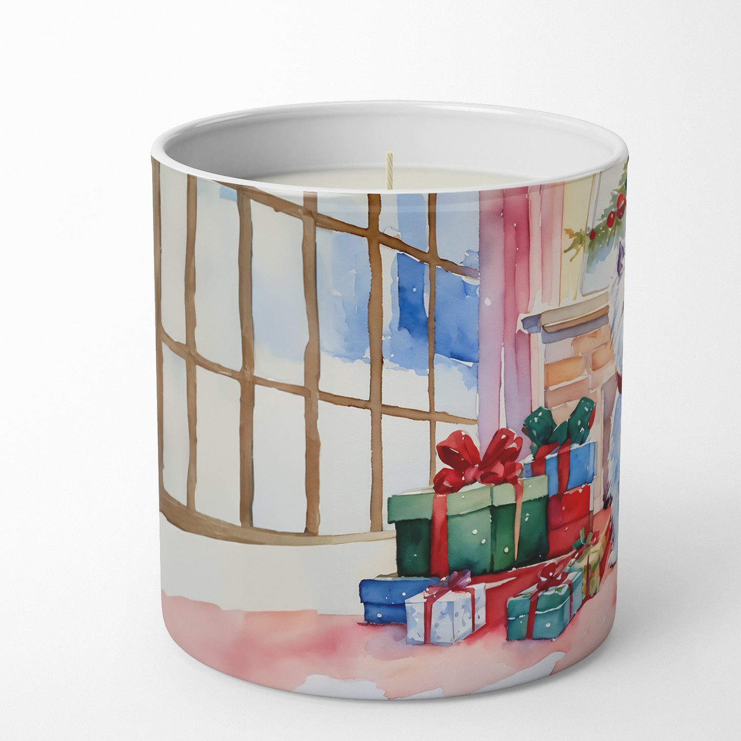 Buy this Westie Cozy Christmas Decorative Soy Candle