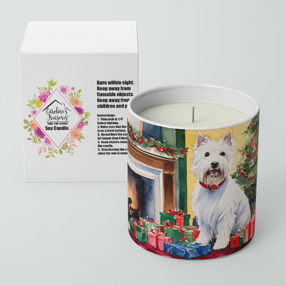 Westie Cozy Christmas Decorative Soy Candle
