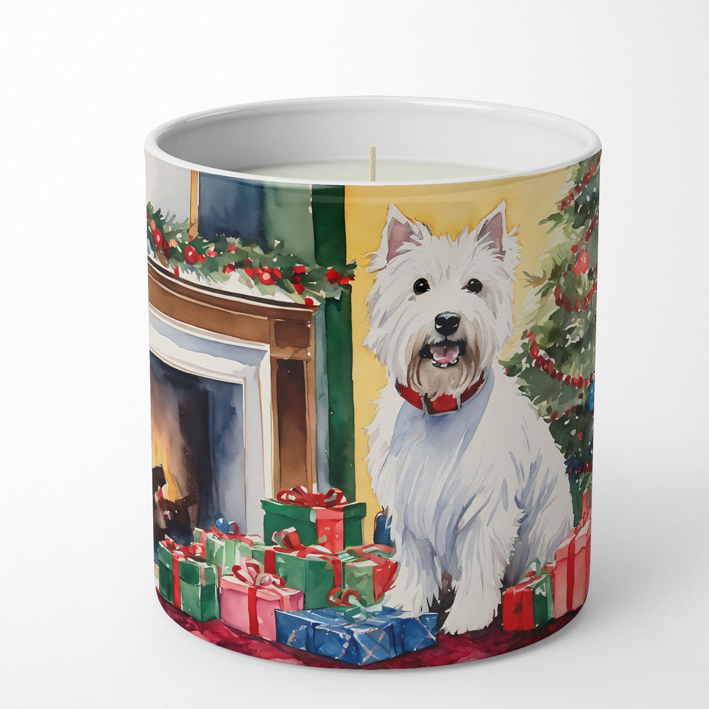 Westie Cozy Christmas Decorative Soy Candle