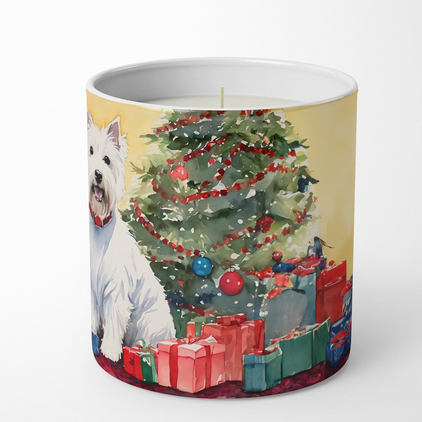 Westie Cozy Christmas Decorative Soy Candle
