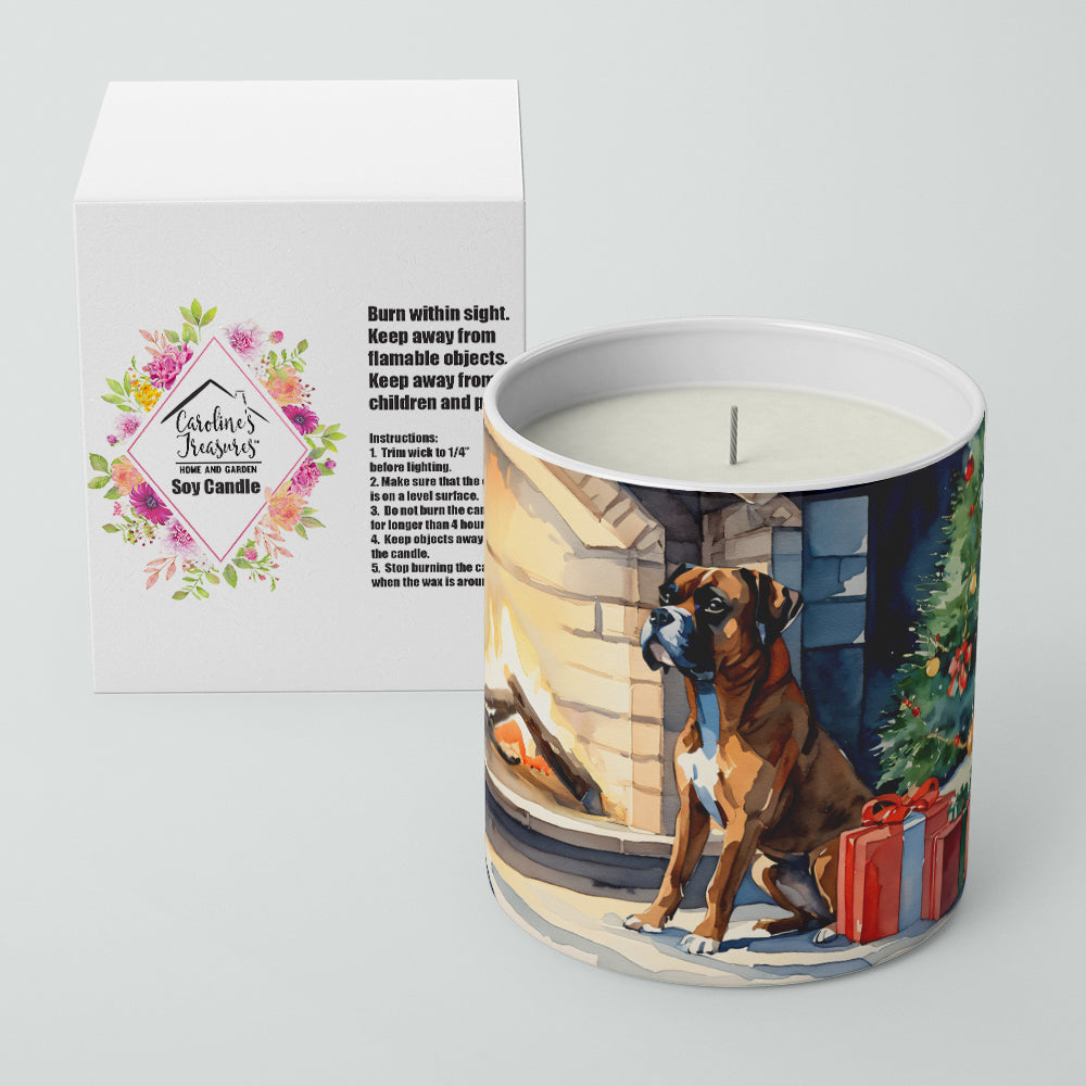 Boxer Cozy Christmas Decorative Soy Candle
