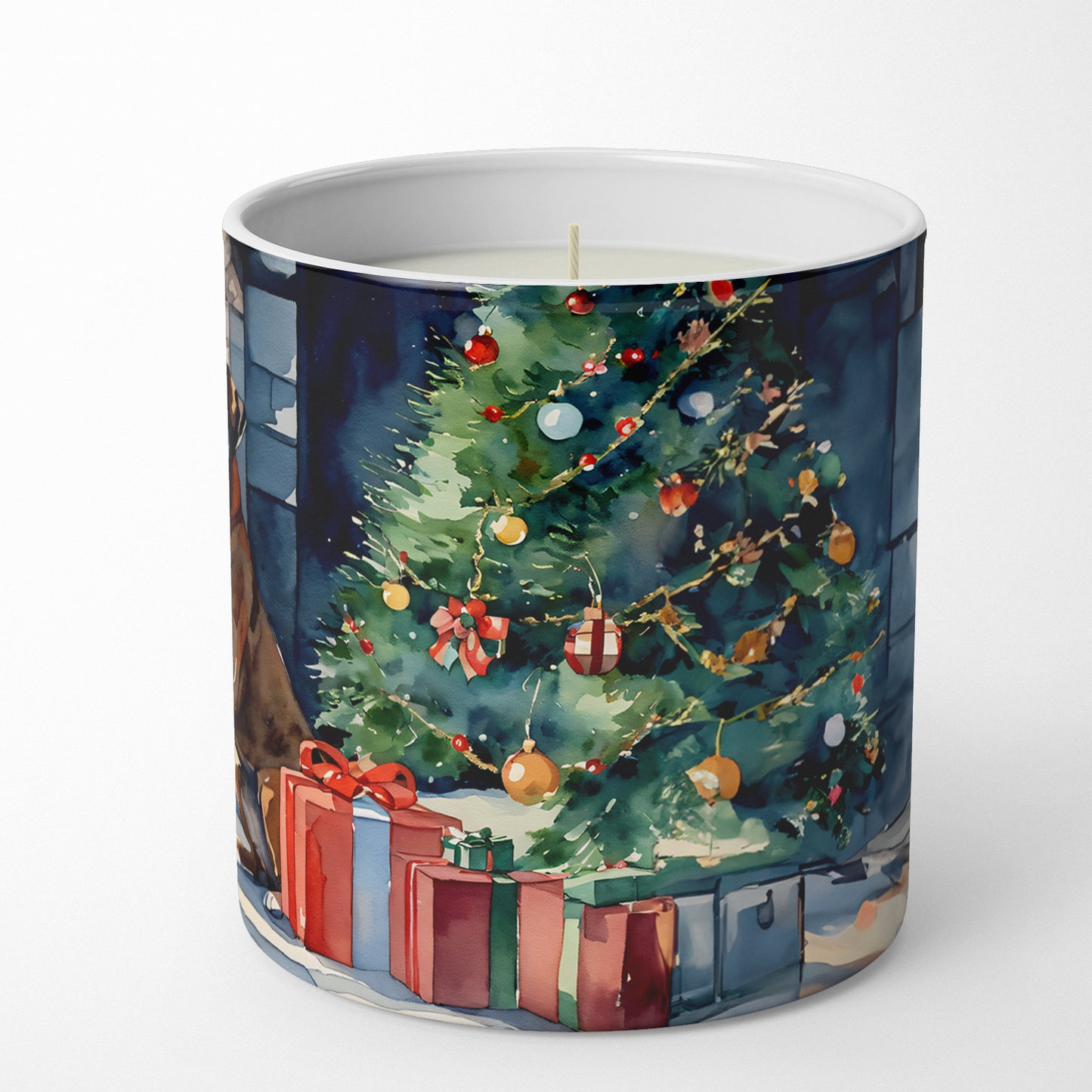 Boxer Cozy Christmas Decorative Soy Candle