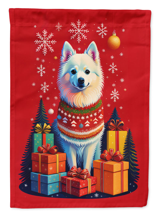 Buy this American Eskimo Holiday Christmas House Flag