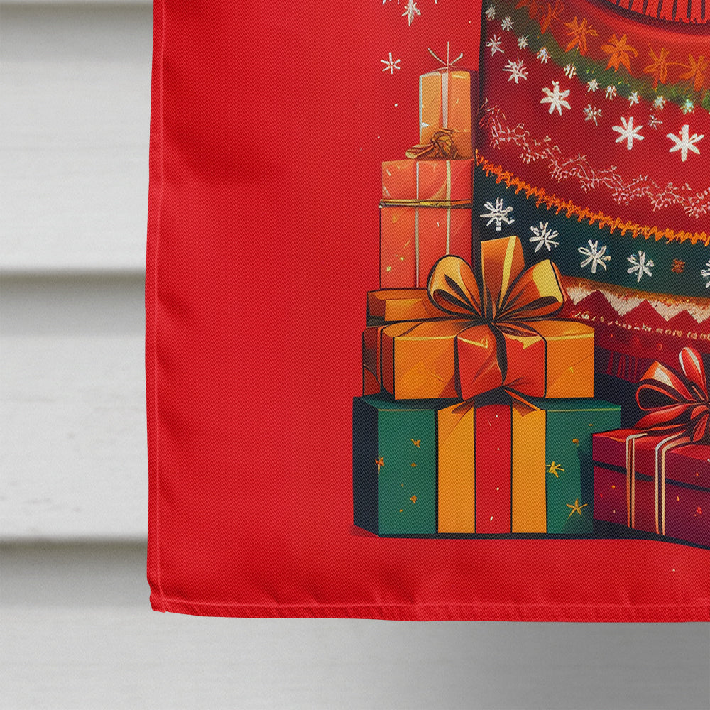 Staffordshire Bull Terrier Holiday Christmas House Flag