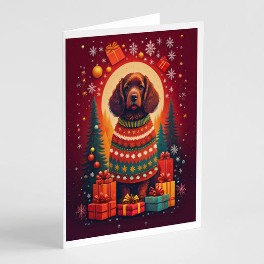 Buy this American Water Spaniel Holiday Christmas Greeting Cards Pack of 8