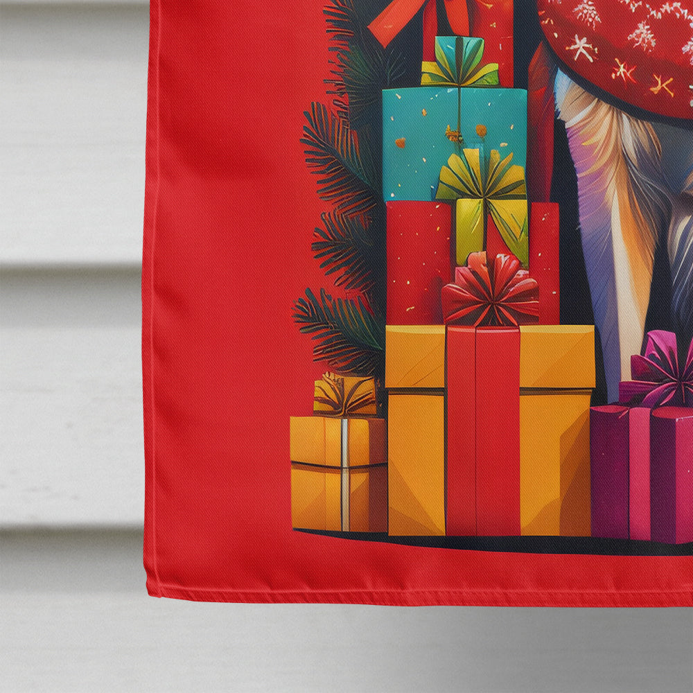 Anatolian Shepherd Dog Holiday Christmas House Flag