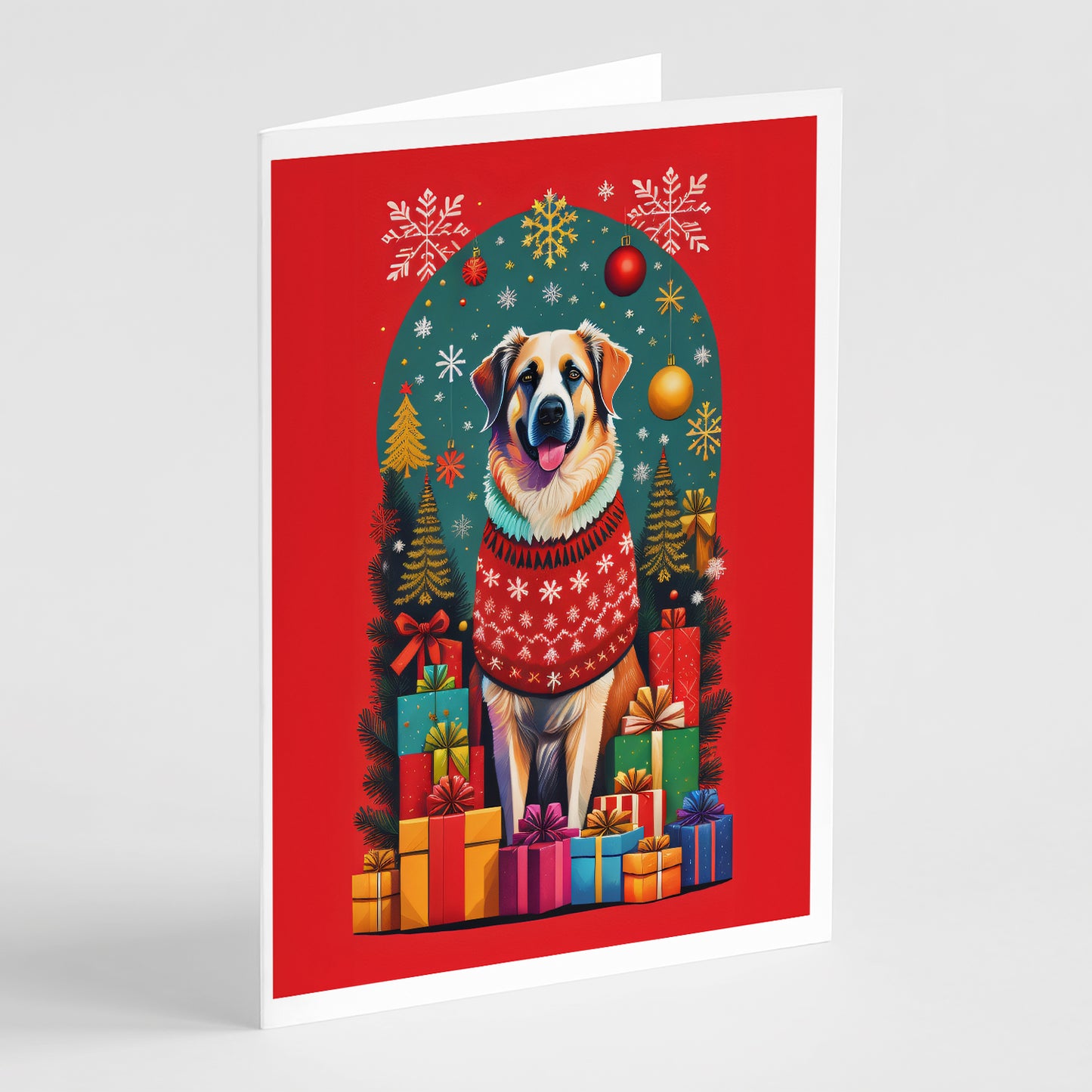 Buy this Anatolian Shepherd Dog Holiday Christmas Greeting Cards Pack of 8