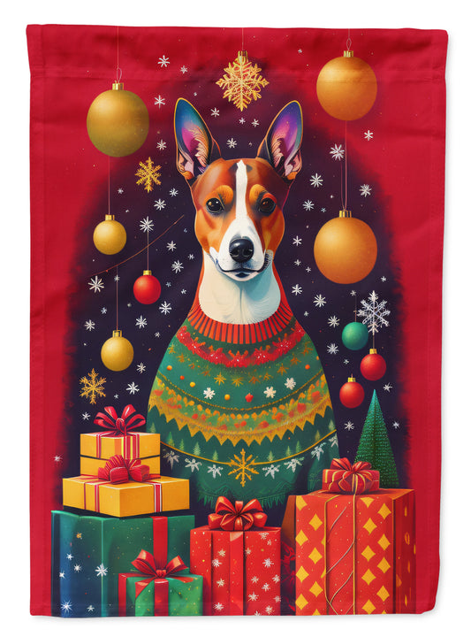 Buy this Basenji Holiday Christmas House Flag