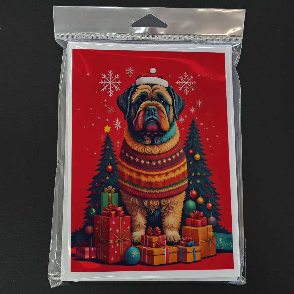 Bouvier des Flandres Holiday Christmas Greeting Cards Pack of 8
