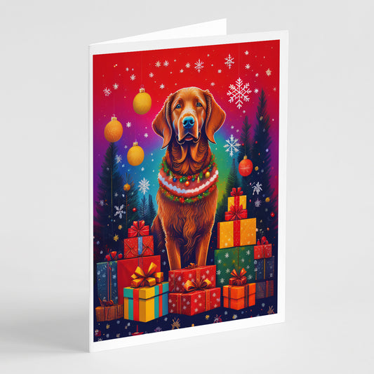 Buy this Chesapeake Bay Retriever Holiday Christmas Greeting Cards Pack of 8