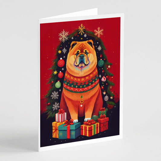 Buy this Chow Chow Holiday Christmas Greeting Cards Pack of 8