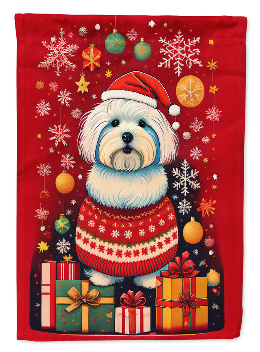 Buy this Coton De Tulear Holiday Christmas Garden Flag