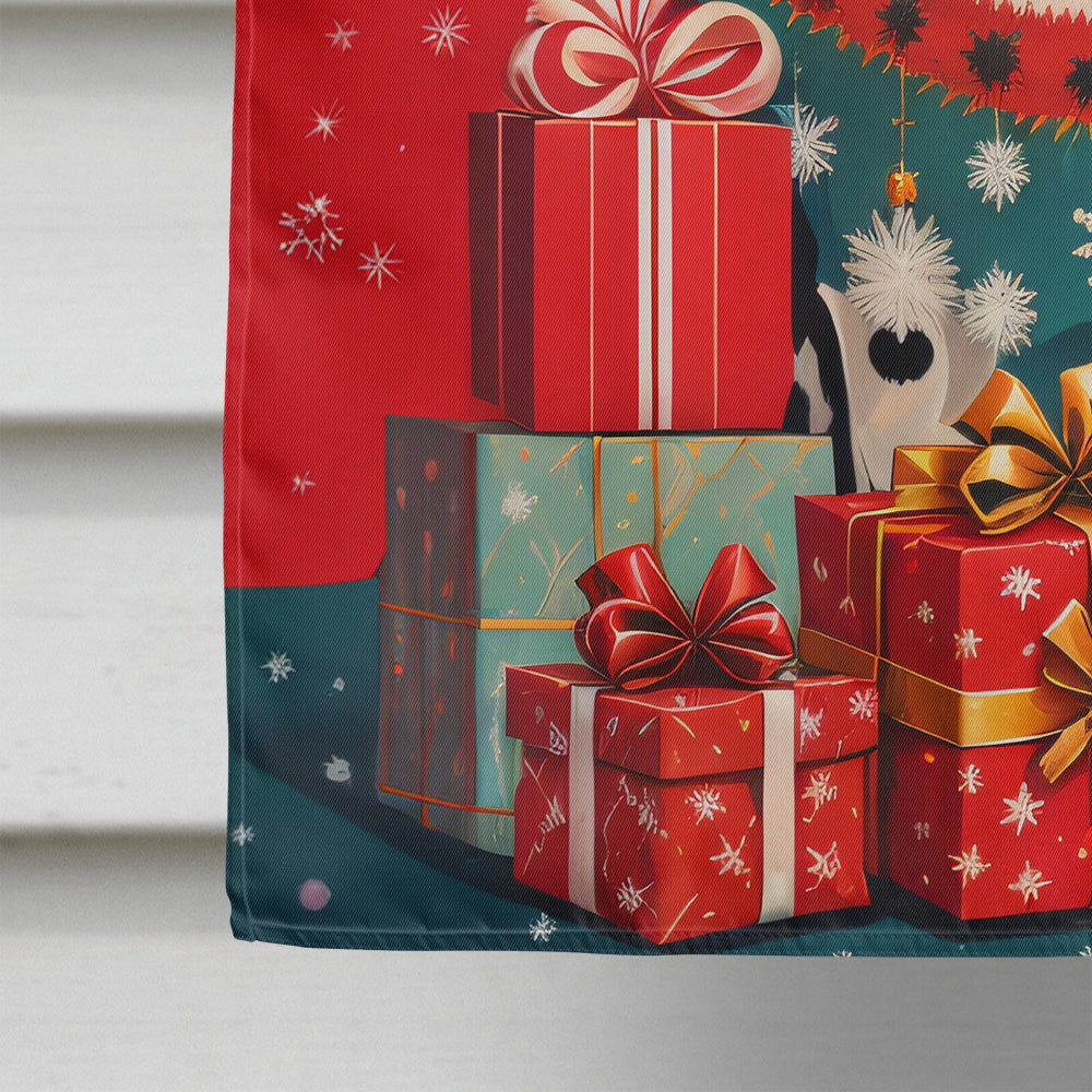 Dalmatian Holiday Christmas House Flag