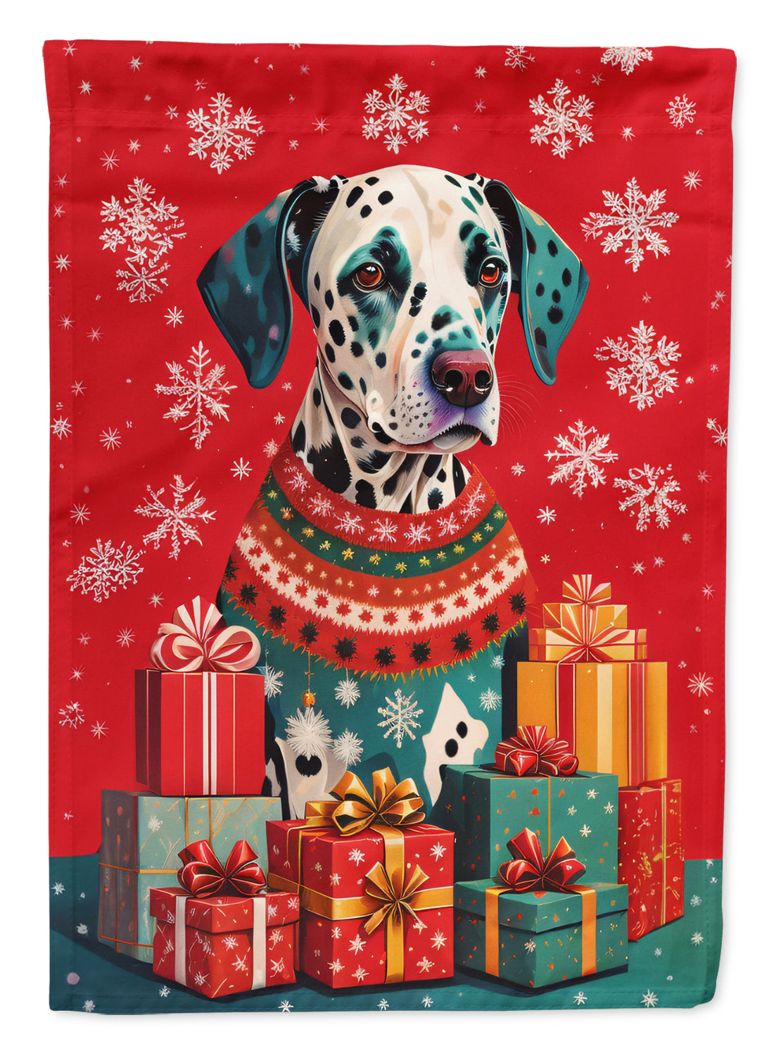 Buy this Dalmatian Holiday Christmas Garden Flag