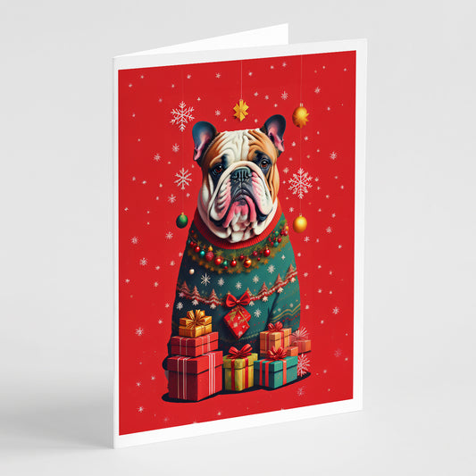 Buy this English Bulldog Holiday Christmas Greeting Cards Pack of 8