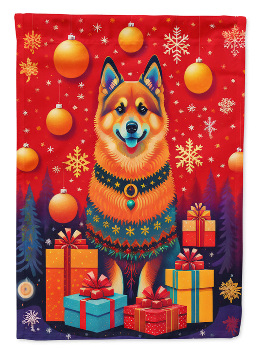 Buy this Finnish Spitz Holiday Christmas Garden Flag