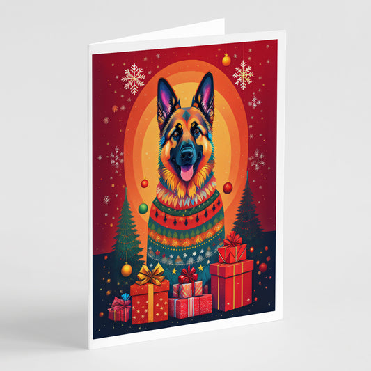 Buy this German Shepherd Holiday Christmas Greeting Cards Pack of 8