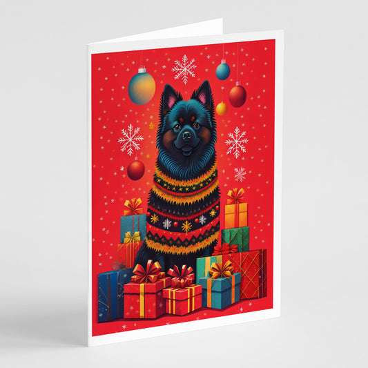 Buy this German Spitz Holiday Christmas Greeting Cards Pack of 8