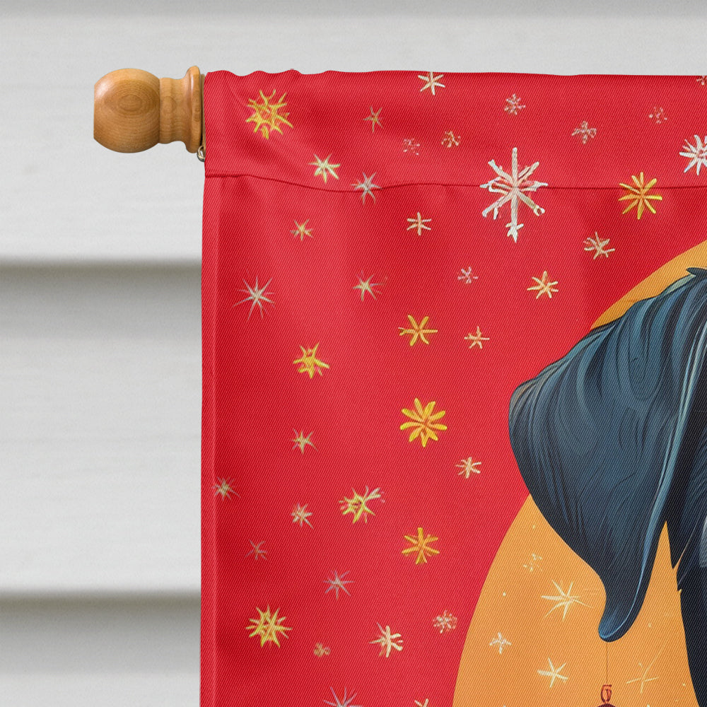 Giant Schnauzer Holiday Christmas House Flag