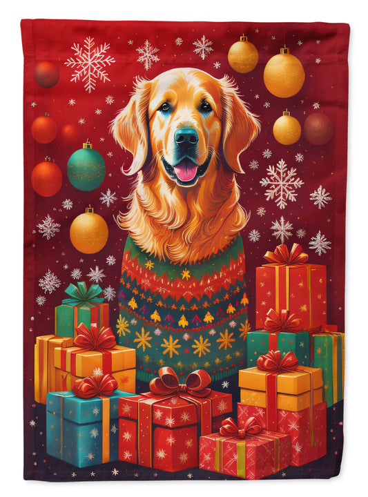 Buy this Golden Retriever Holiday Christmas House Flag