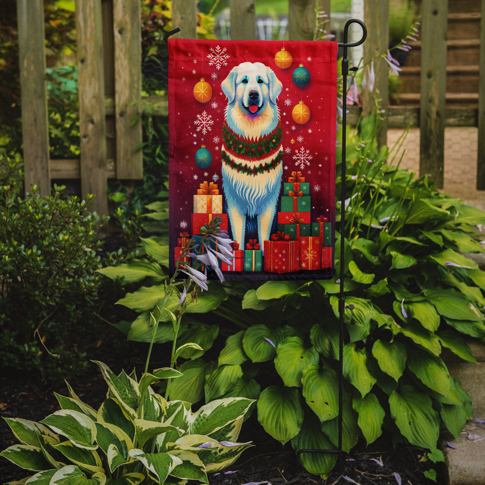 Great Pyrenees Holiday Christmas Garden Flag