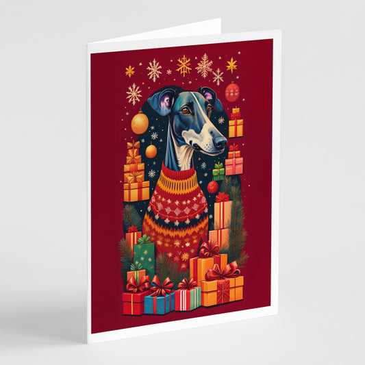 Buy this Greyhound Holiday Christmas Greeting Cards Pack of 8