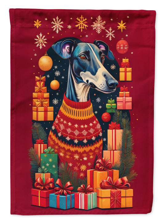 Buy this Greyhound Holiday Christmas Garden Flag