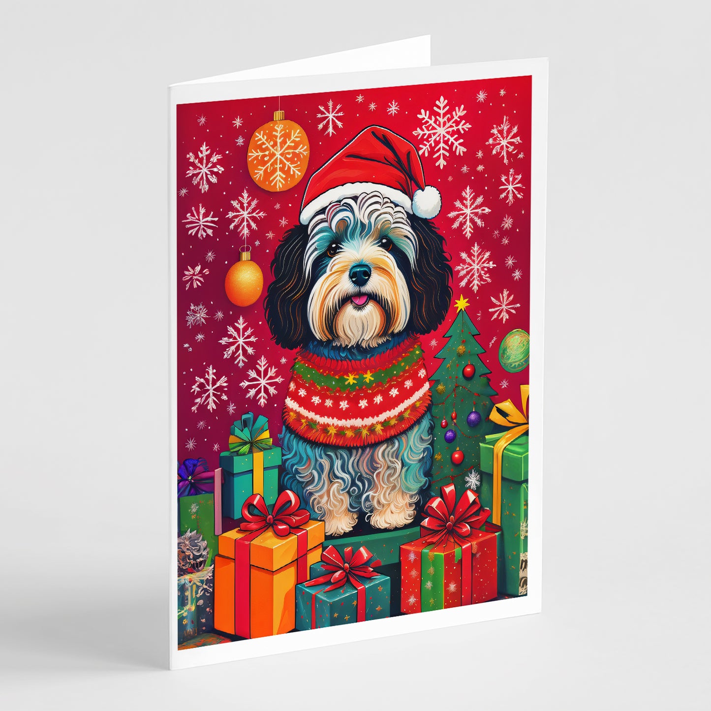 Buy this Havanese Holiday Christmas Greeting Cards Pack of 8